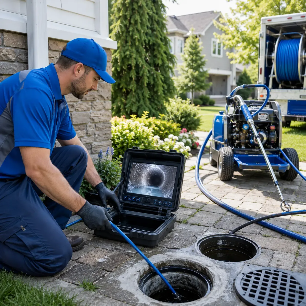 Outdoor drain cleaning professionals serving Coffeyville, KS